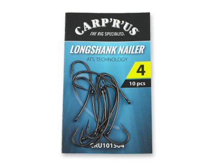 Carp´R´Us Háčky Longshank Nailer ATS 10ks (Varianta Carp´R´Us Háčky Longshank Nailer ATS 10ks - Velikost: 8, Balení: 10ks)