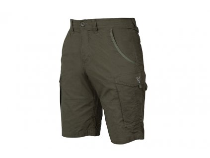 fox collection combat shorts green silver angled