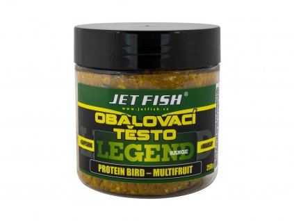 JET FISH 250g těsto Legend Range : PROTEIN BIRD - MULTIFRUIT