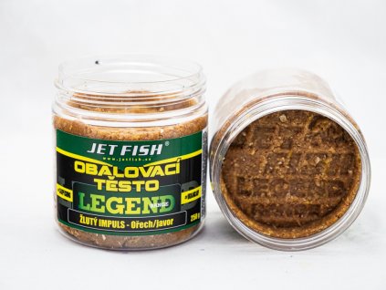 JET FISH 250g těsto Legend Range : ŽLUTÝ IMPULS - OŘECH / JAVOR