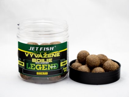 JET FISH 250ml-20mm Legend range Vyvážené boilie : BIOCRAB