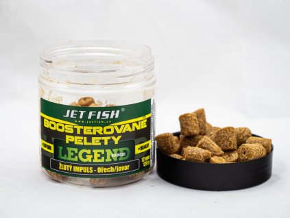 JET FISH Legend Range - Boosterované pelety 250ml - 12mm : ŽLUTÝ IMPULS_OŘECH/JAVOR