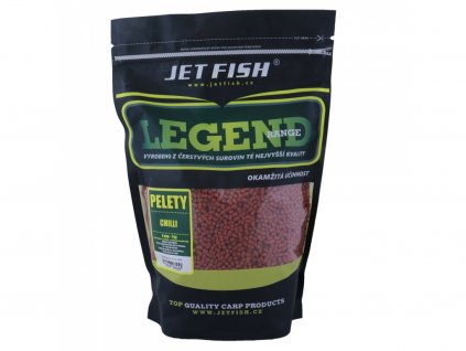 JET FISH Legend Range - Pelety 1kg - 4mm : CHILLI