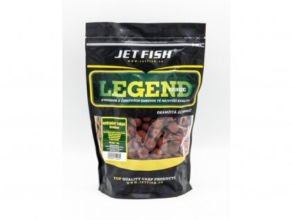 JET FISH Legend Range boilie 1kg - 20mm : KOŘENĚNÝ TUŇÁK - BROSKEV