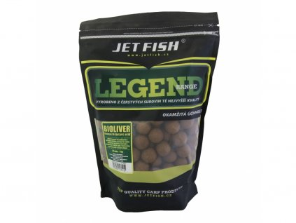 JET FISH Legend Range boilie 1kg - 24mm : BIOLIVER - ANANAS / N-BUTYRIC