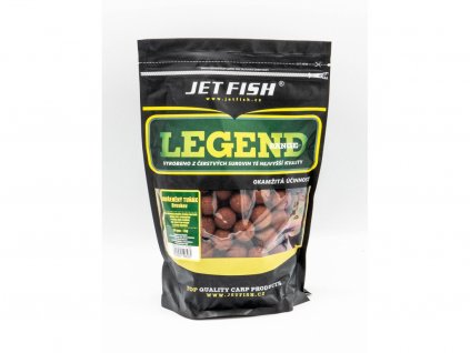 JET FISH Legend Range boilie 1kg - 24mm : KOŘENĚNÝ TUŇÁK - BROSKEV