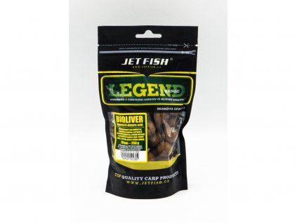 JET FISH Legend Range boilie 250g - 20mm : BIOLIVER - ANANAS / N-BUTYRIC