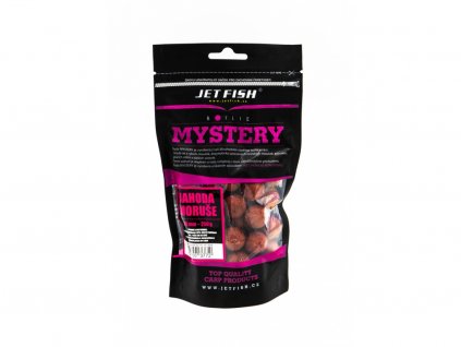 JET FISH Mystery boilie 250g - 20mm : JAHODA / MORUŠE