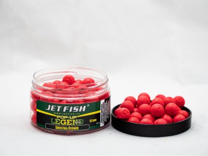 JET FISH Legend Range Pop-Up 12mm : ŠVESTKA / ČESNEK