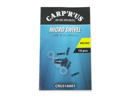 Carp´R´Us Obratlíky Micro swivel 10ks (Varianta Carp´R´Us Obratlíky Micro swivel 10ks)