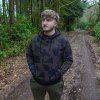 AVID CARP DISTORTION CAMO HOODIE (Velikost Medium)