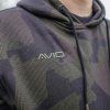 AVID CARP DISTORTION CAMO HOODIE (Velikost Medium)