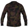 AVID CARP Distortion Camo Lite T-Shirt- Long Sleeve