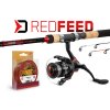 Feederový set Delphin RedFEED (Velikost 360cm + 4T + 0,23mm)