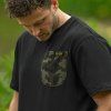 AVID CARP Cargo T-Shirt Black (Velikost Medium)