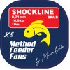 Šoková šňůrka Method Feeder Fans Shockline X8 0,21mm 10m