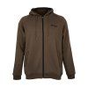 AVID CARP Compound Zip Hoodie Brown (Velikost Medium)