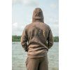 AVID CARP Compound Zip Hoodie Brown (Velikost Medium)