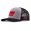 Šiltovka Abu Garcia Flag Trucker Grey Black Black