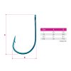 Háček Delphin B! NEO ZanderPoint BLU / 10ks (Velikost 1)