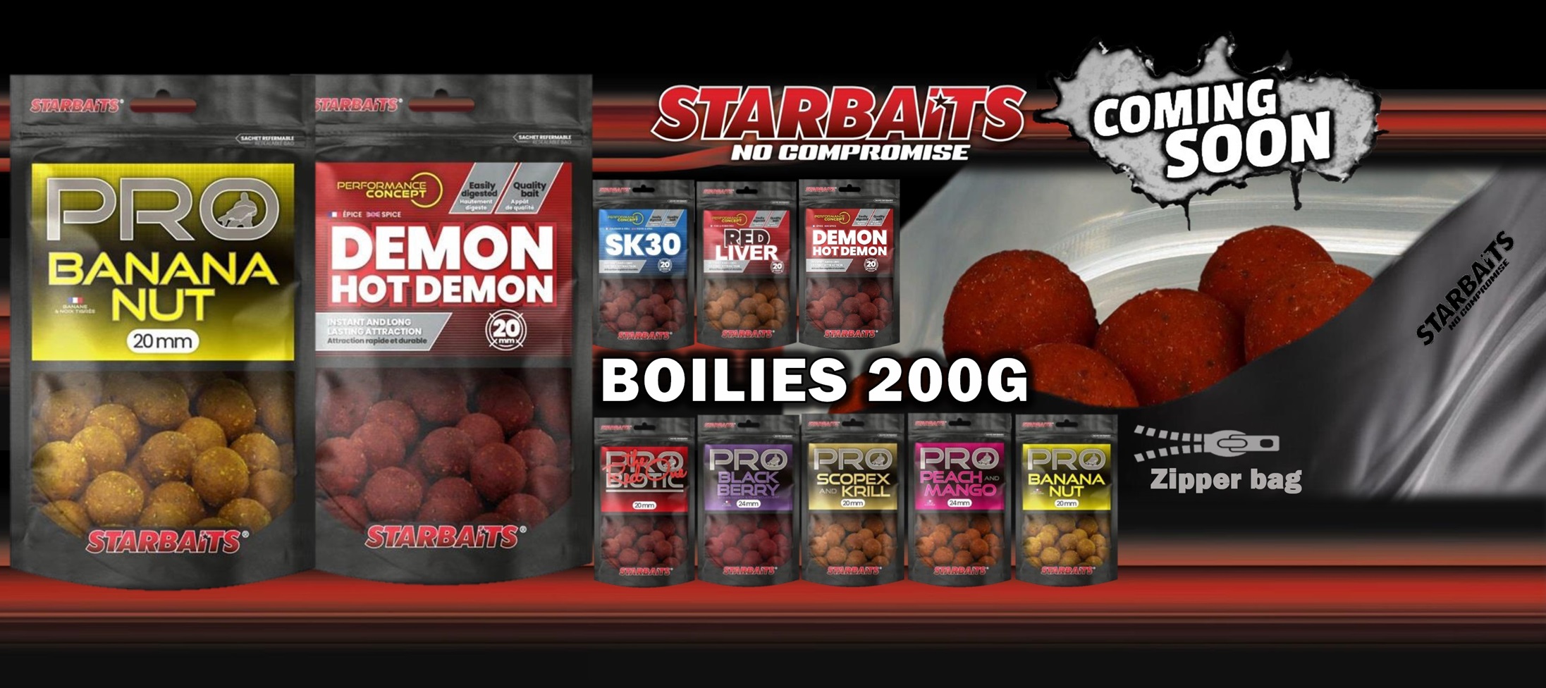 StarBaits 200gr boilies balení za skvělou cenu 135,.kč