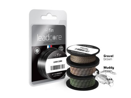 Delphin Olověná šňůra Leadcore 5 m 45 lb