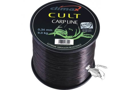Climax vlasec Cult Carp Line Black 1200m (pr. 0,30mm/7,0kg)