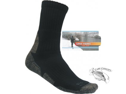 Sports Rybářské Ponožky SPORTSTREK SUPER THERMO Merino (Velikost vel. ponožek 43-46)