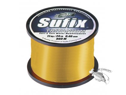 Sufix vlasec Tritanium 1750/0,28/5,5kg Neon Gold