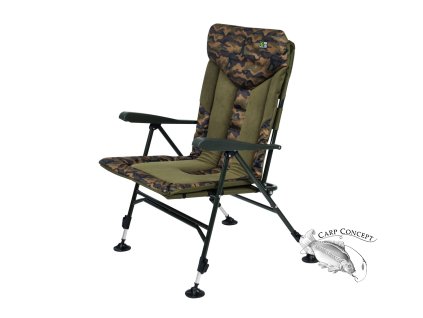 StarFishing křeslo Repus Recliner XL Camo