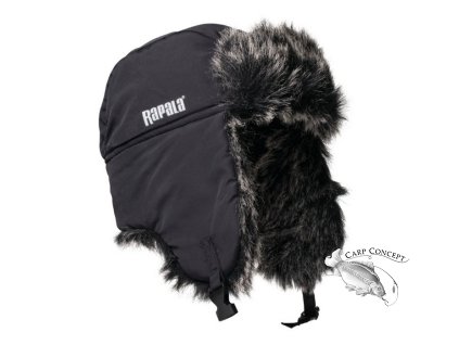 Zimni Cepice Rapala Trapper Hat Cerna