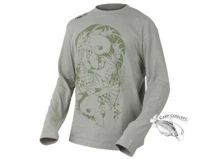 prologic triko twin carp tattoo tee long sleeve