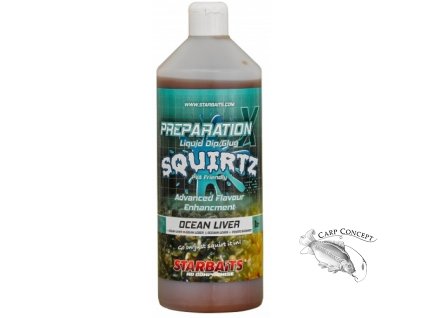 StarBaits Booster PREP X SQUIRTZ OCEAN LIVER 1L