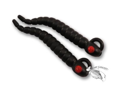 Carp´R´Us Rovnátko dlouhé - Mouthsnagger Dragonfly Larvae (Varianta Carp´R´Us Mouthsnagger Dragonfly Larvae - Black, 8pcs)