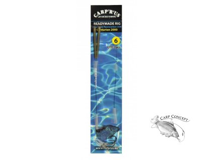 Carp´R´Us Návazec Ready Rig Fluorocarbon 25lbs - Centurion 2000 (Varianta Carp´R´Us Ready Rig Fluorocarbon 25lbs - CNT 6, 2pcs)