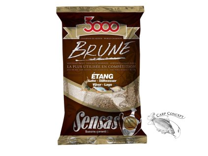 Sensas Krmení 3000 Brune Etang (jezero-hnědá) 1kg