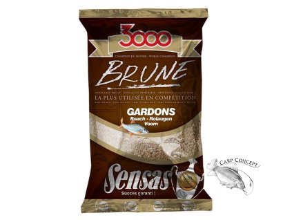 Sensas Krmení 3000 Brune Gardons (plotice-hnědá) 1kg
