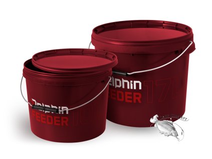 Okrouhlé vědro s víkem Delphin FEEDER