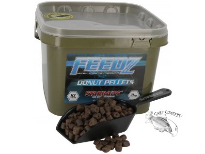 StarBaits Feedz Donuts (pelety s dírou) 10mm 2kg