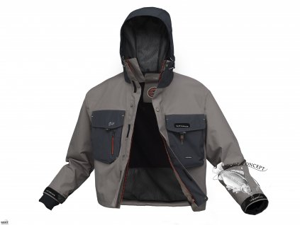buteo grey fishing jacket waterproof.wm