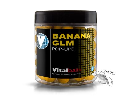 vitalbaits pop up banana glm 80g 18mm