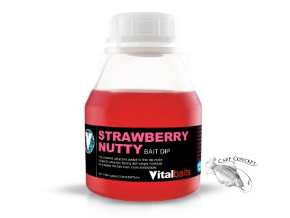 vitalbaits dip strawberry nutty 250ml