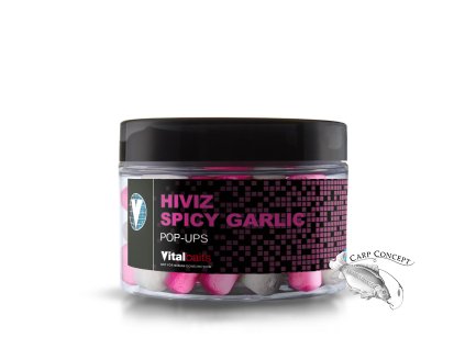vitalbaits dumbells hiviz spicy garlic 38g