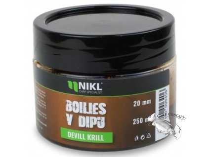 Screenshot 2025 03 13 at 09 53 52 KAREL NIKL Boilies v dipu Devill Krill 20 mm 250 g FishMax.cz