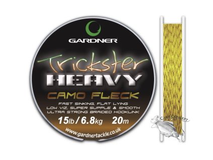 Gardner Spl. šňůra návazcová Trickster Heavy Camo-Brown 20m