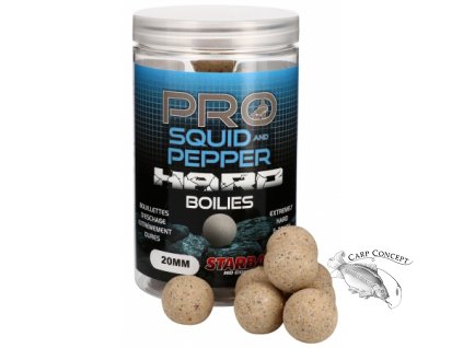 Starbaits - Pro Squid & Pepper Hard Boilies 200g