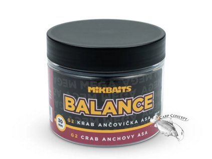 Screenshot 2025 03 26 at 13 12 51 Mikbaits Mega BALANCE 300ml Gangster G2 Krab Ančovička Asa 30mm
