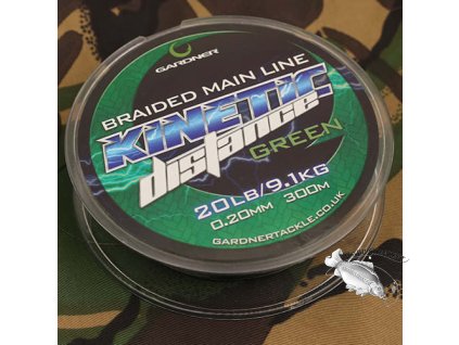 Gardner Splétaná šňůra Kinetic Distance Braid 300m, 20lb (9,1kg) 0.20mm