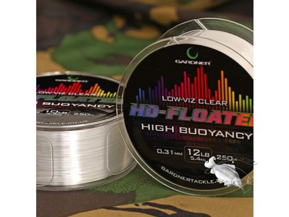 Vlasec Gardner HD-Floater 250m|0,29mm/ 4,5kg/ 10lb (clear-čirá)