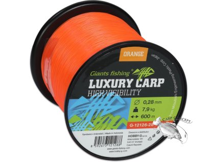 Giants fishing Vlasec Luxury Carp High-Visibility Orange|0,28mm/7,90kg/1600m
